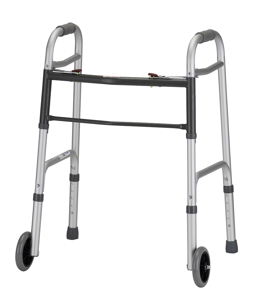 YOUTH FOLDING WALKER WITH 5" WHEELS